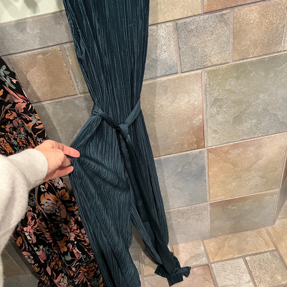 Teal jumpsuit